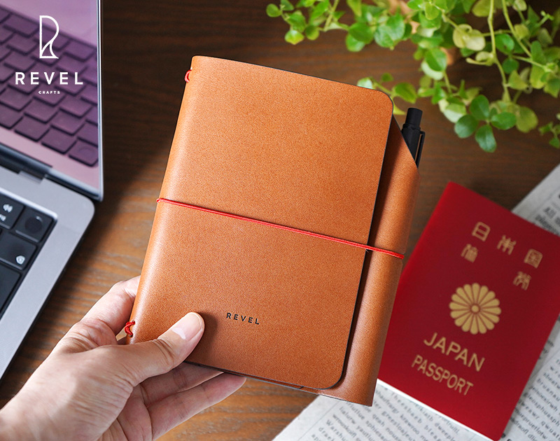 パスポートケース カバー 本革 日本製 レザー REVEL レヴェル おしゃれ シンプル