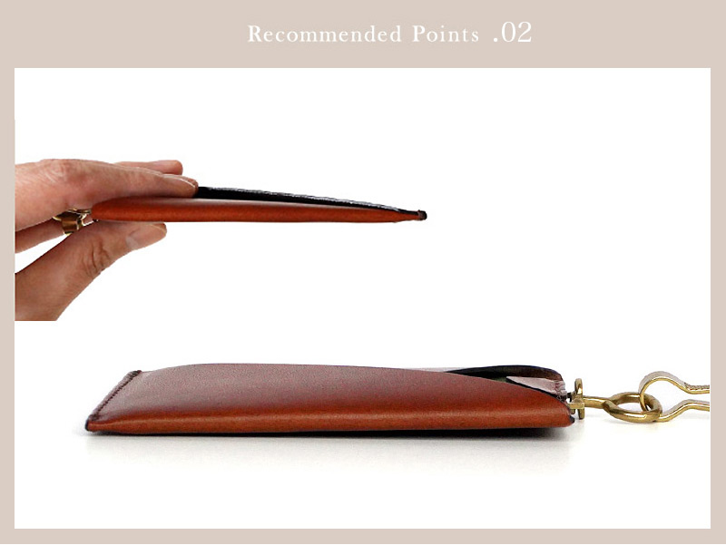 約5mmとポケットに入る厚さ