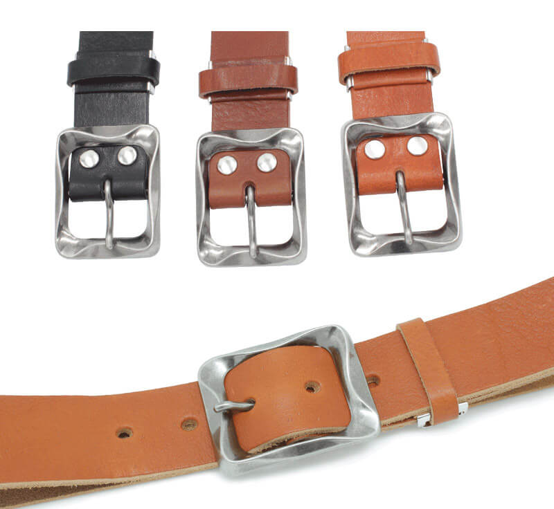 インパクト抜群なスパイラルバックル