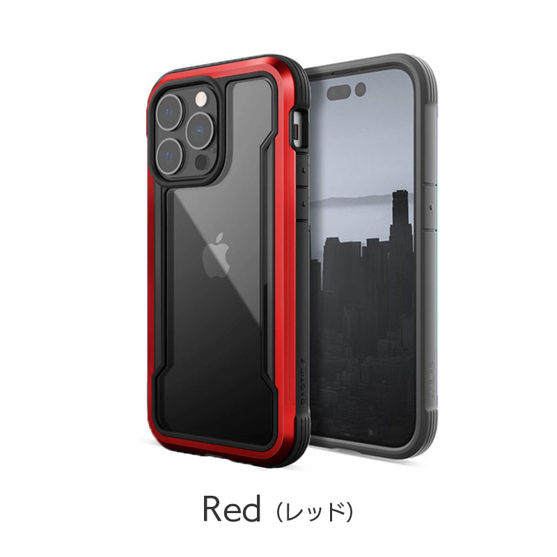 レッド『RAPTIC Shield』iPhone15Pro/iPhone15ProMax