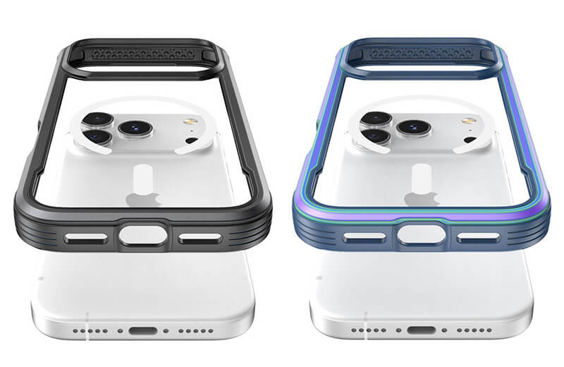 iPhone本体のカラーが楽しめる透明クリアケース