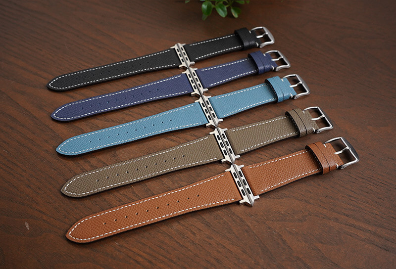 こだわりのクロム鞣しカーフレザー