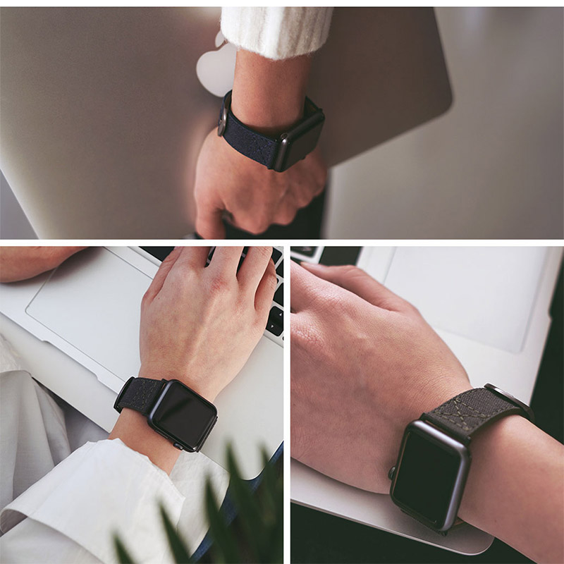 Apple Watch バンド Wax Canvas