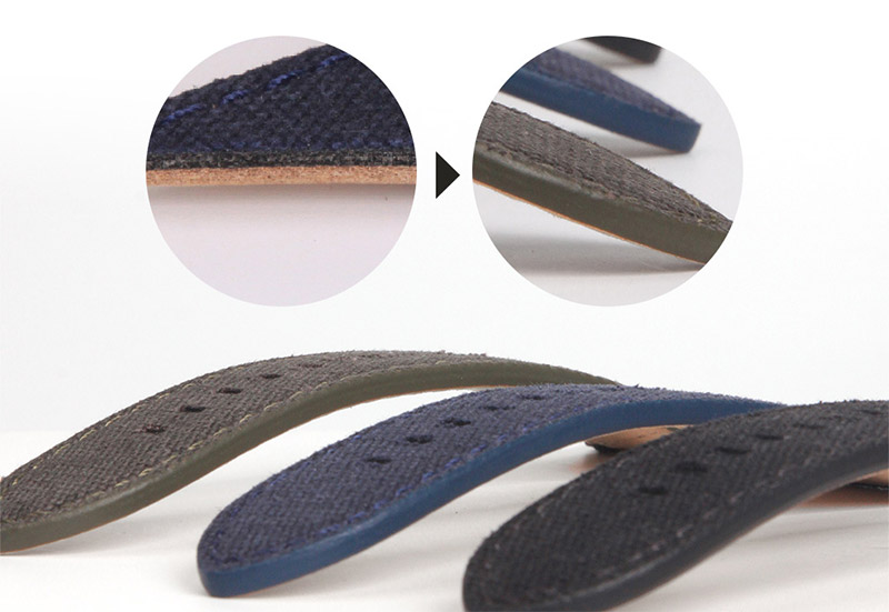 丁寧なコバ処理の Apple Watch バンド Wax Canvas