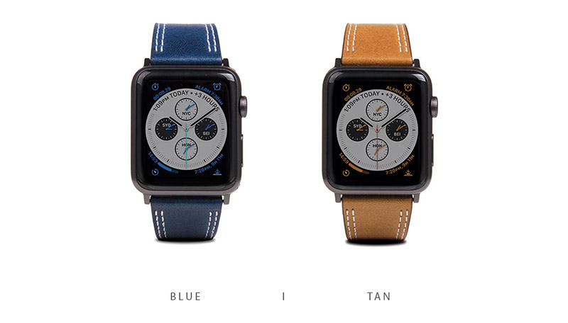 高級感のあるイタリア製牛革を使用したApple Watch バンド