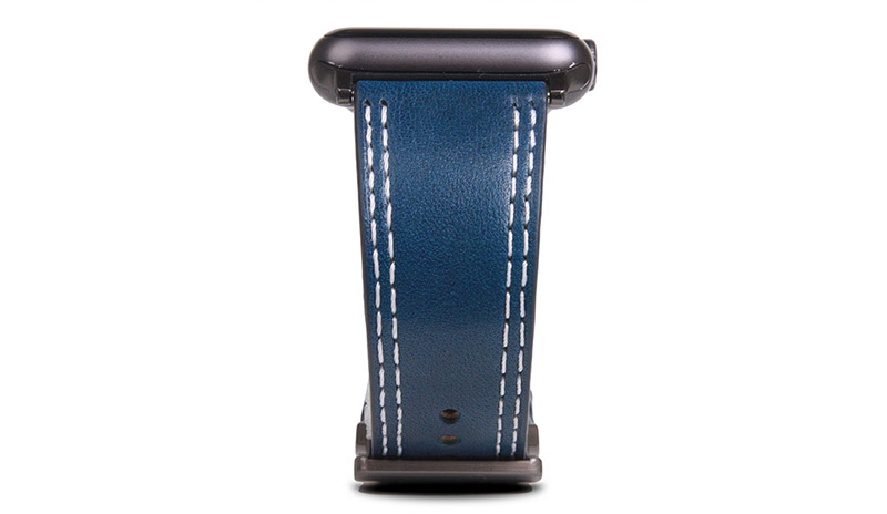 ダブルステッチされているApple Watch 本革バンド