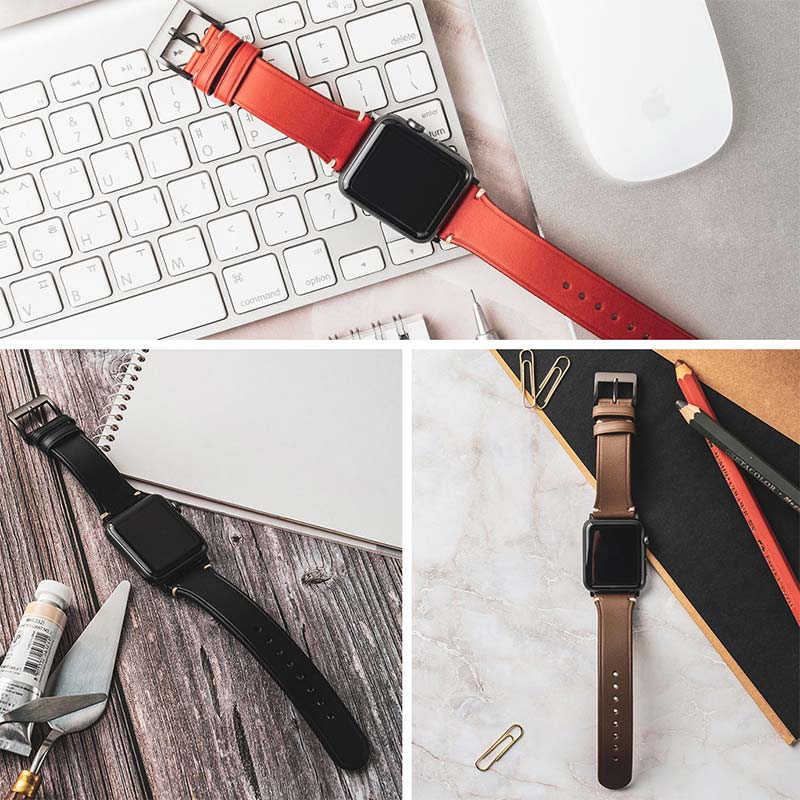 SLG Design Apple Watch バンド Italian Buttero Leather