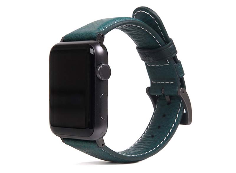 イタリアン ベジタブルタンニングレザーを使用したApple Watch バンド