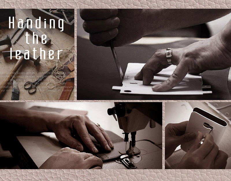 フルグレインレザーとは、ミリング加工によって柔らかく、自然なシワやシボが魅力の上質なレザーです。しなやかで、耐久性の高いフルグレインレザーは手になじみやすく、持ち歩きにも適しています。