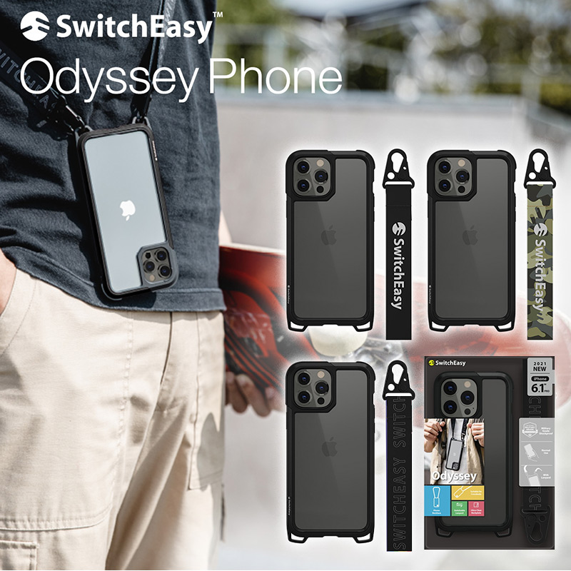 SwitchEasy Odyssey iPhone13 Pro ケース 耐衝撃・衝撃吸収 背面スマホケース 