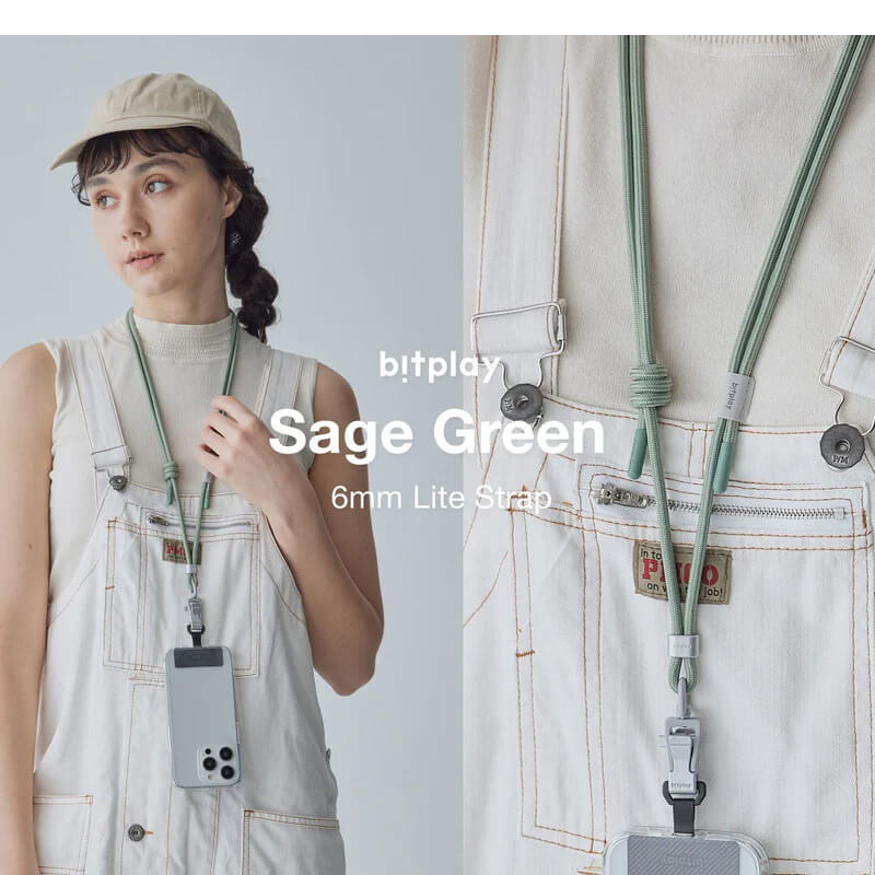 bitplay Lite Strap 6mm セージグリーン