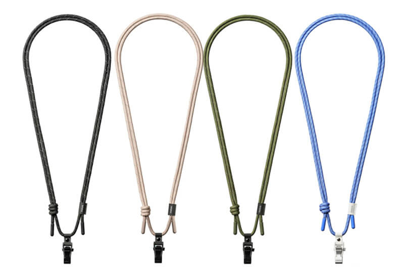 質感のあるパターンと繊細な輝きが美しいショルダーストラップ