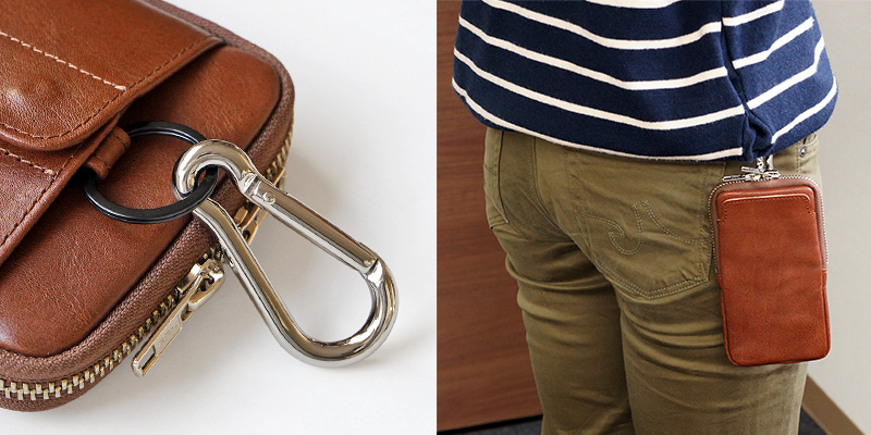 便利なカラビナ付き