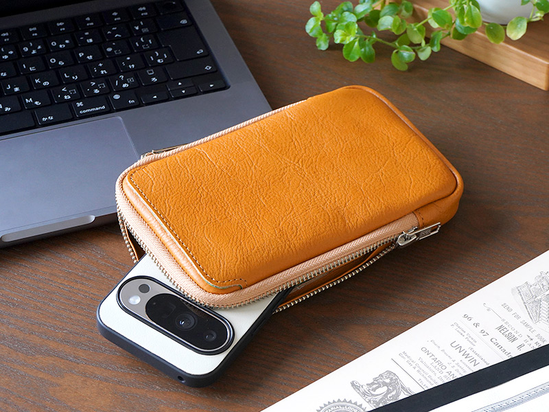 イタリアンレザー マルチポーチ