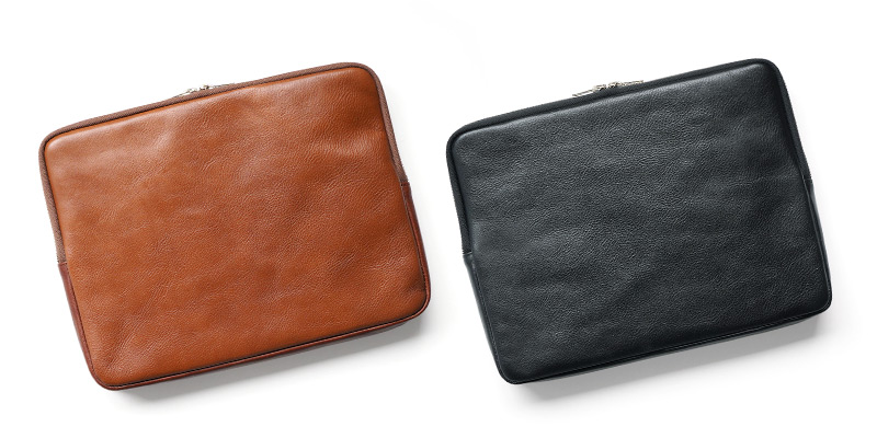 イタリアンレザーを使用したクラッチバッグ