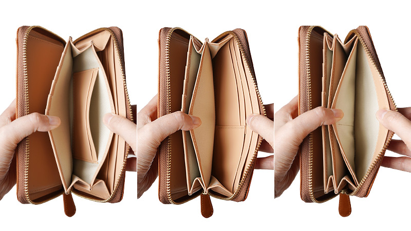 収納ポケットが豊富で整理整頓