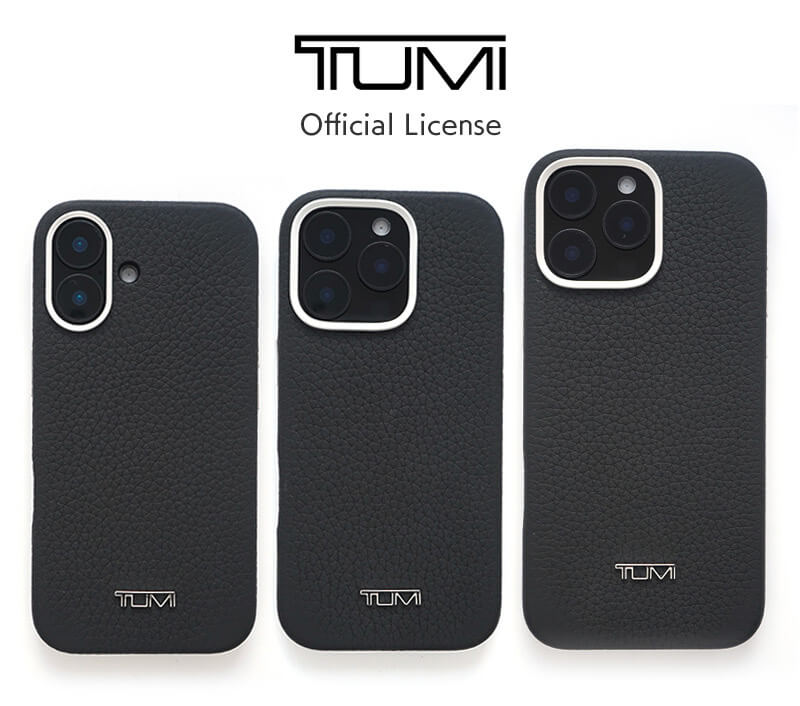 TUMI公式ライセンスのiPhoneケース。