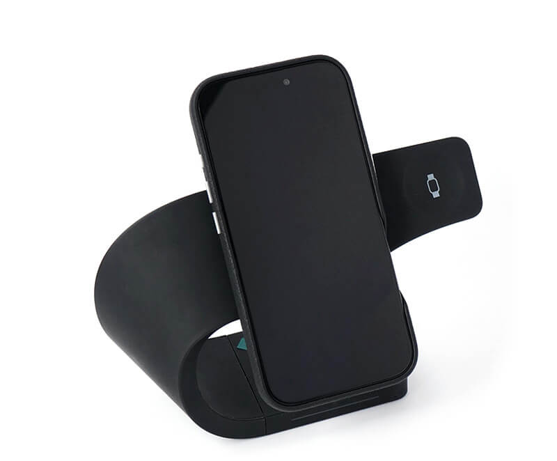 ワイヤレス充電スタンドにも