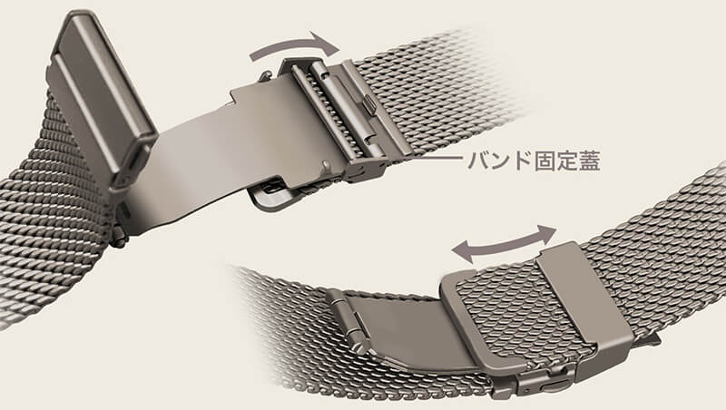 工具いらずで簡単なサイズ調整