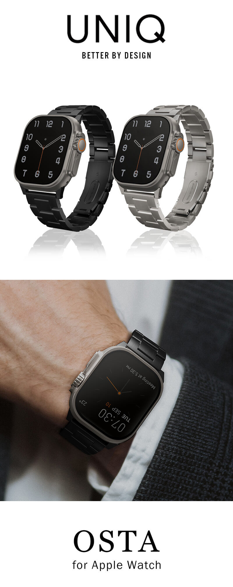 AppleWatchにハイクラスの装いを