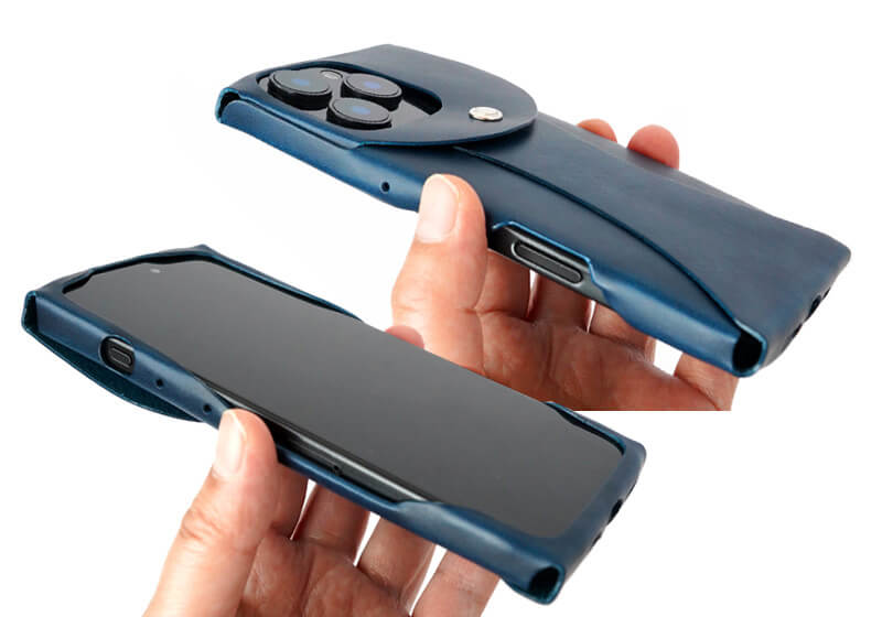 カメラコントロール部分は余裕を持って開放しているため、ストレスなく操作できます。。