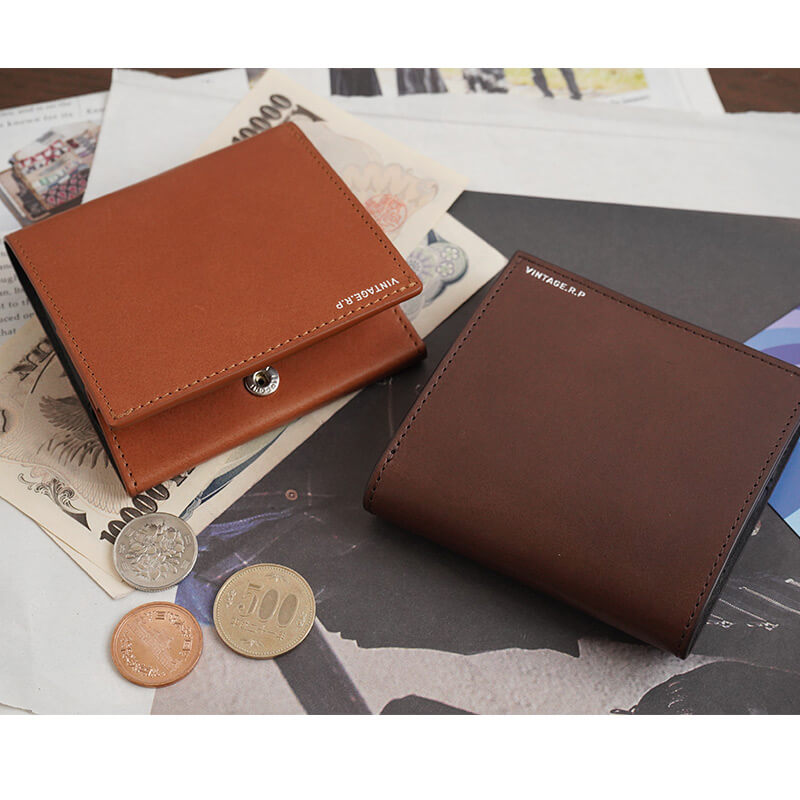 小さい縦づかい財布 italian oil 2