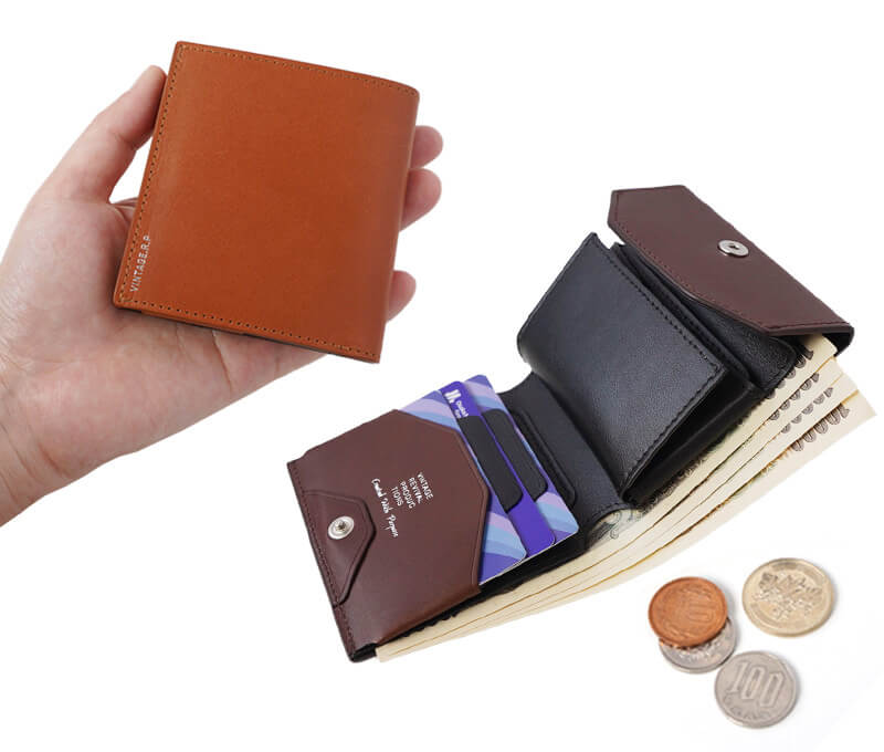 国内最小級の二つ折り財布