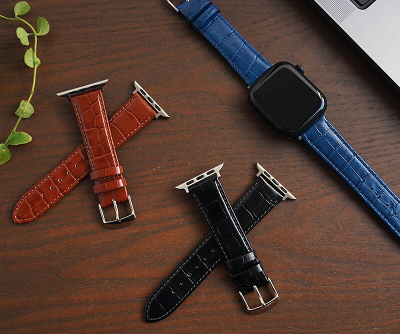 スコッチガードレザー Apple Watch Band