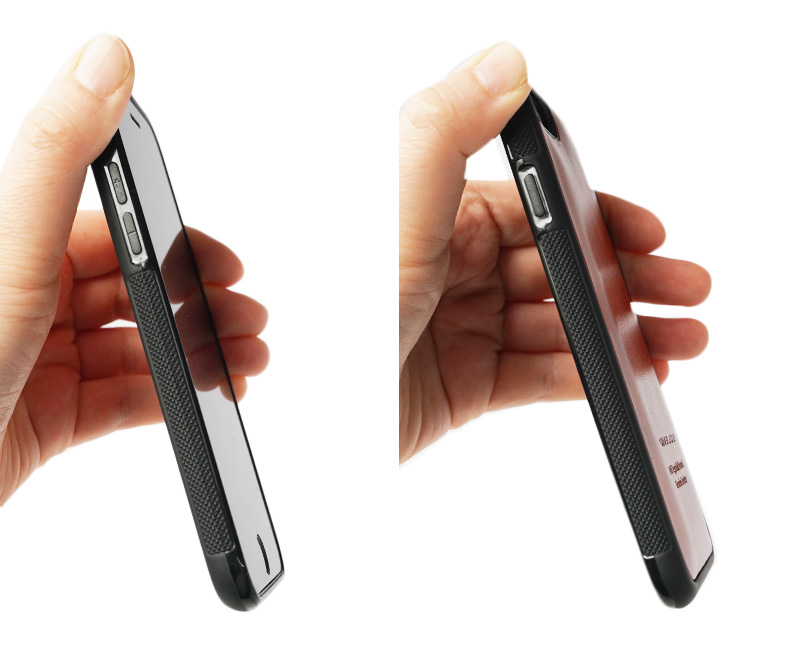 両サイドにグリップ加工済みですので、すべりにくくしっかりとつかむことができます