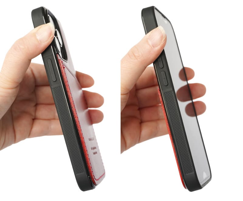 両サイドはグリップ加工済