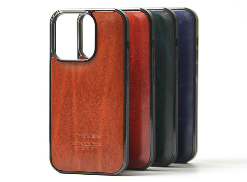 エイジングも楽しめる本革iPhoneケース
