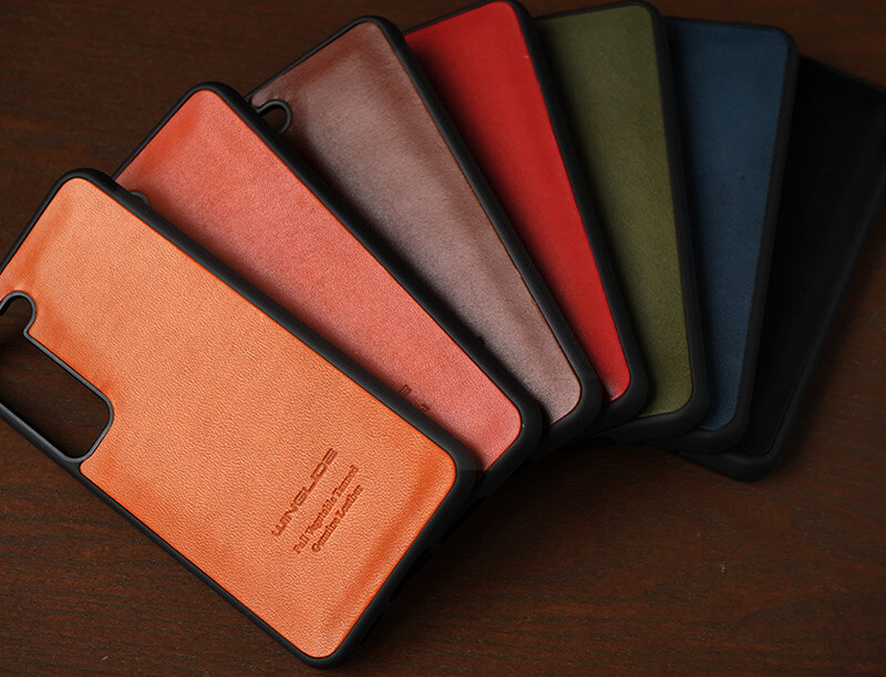 こだわりの天然皮革