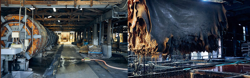 独自の「植物タンニンなめし」で生まれる最高級皮革