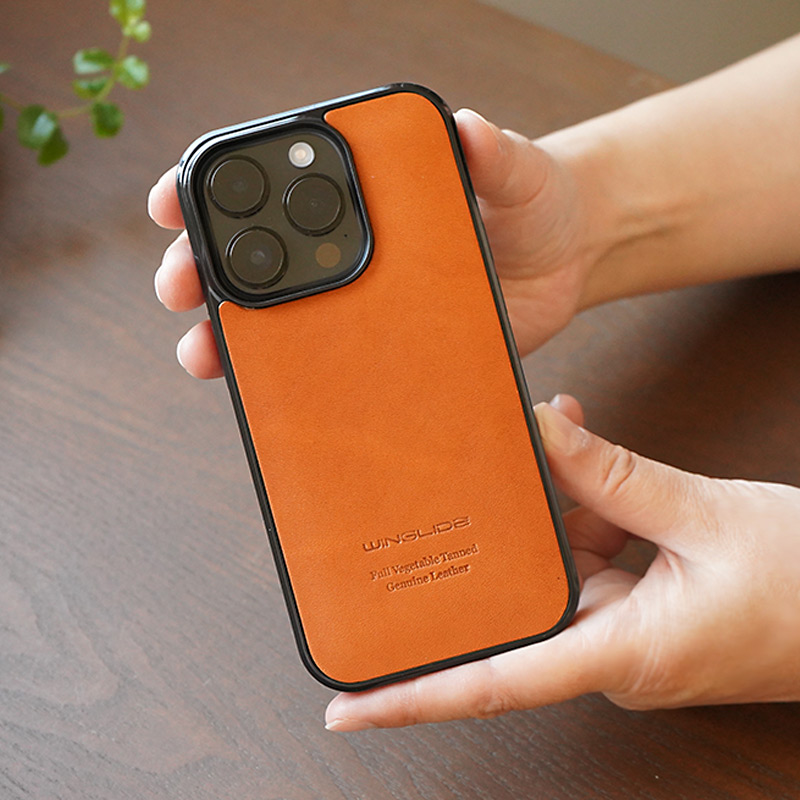 栃木レザー 背面カバーケース