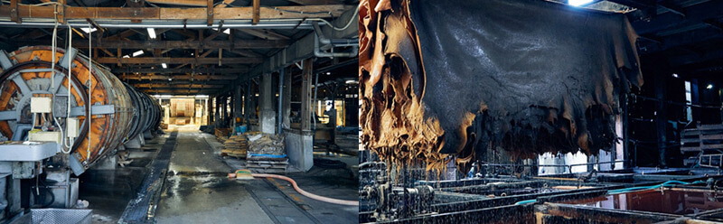 独自の「植物タンニンなめし」で生まれる最高級皮革