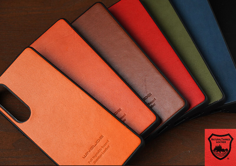 こだわりの天然皮革