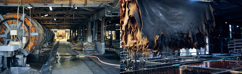 独自の「植物タンニンなめし」で生まれる最高級皮革