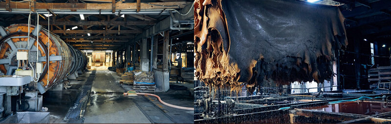 独自の「植物タンニンなめし」で生まれる最高級皮革