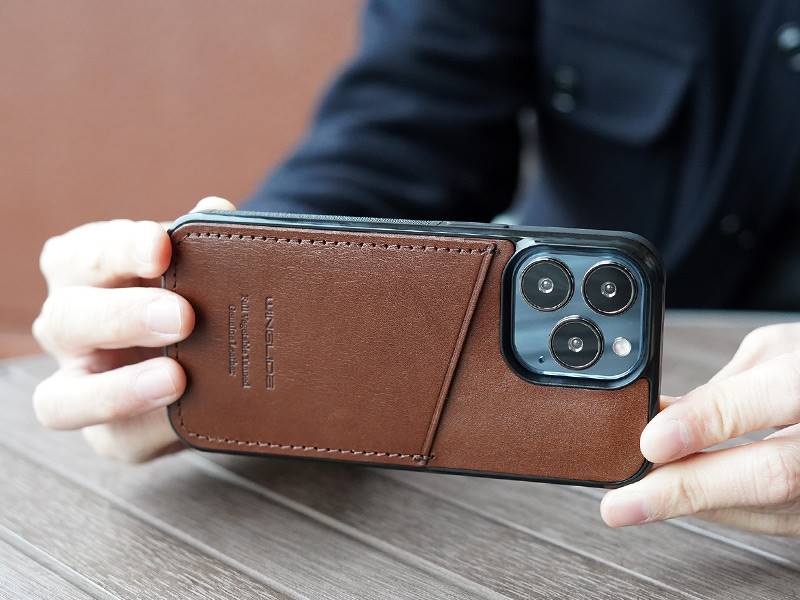 おしゃれな栃木レザーiPhoneケース