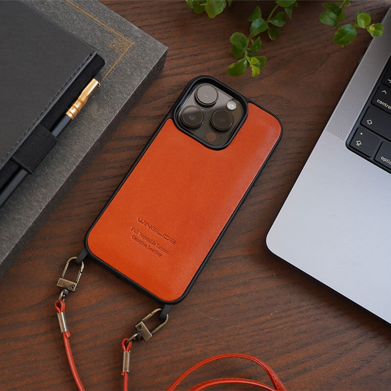 Phone 栃木レザー スマホショルダーケース