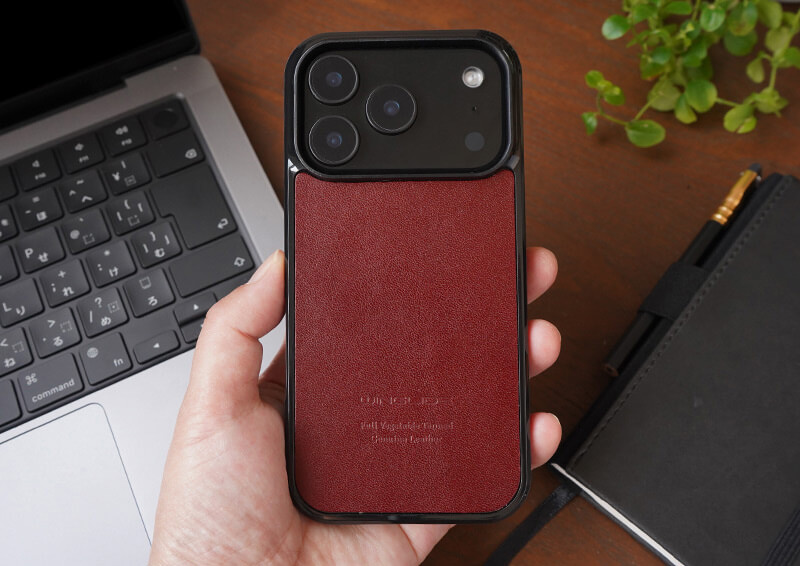 柔らかく手になじむ質感