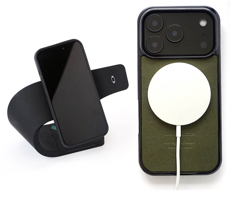 栃木レザー レッドブラウン スマホケース