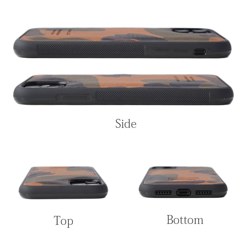 スマホケースの詳細画像、ケース側面・上部・下部