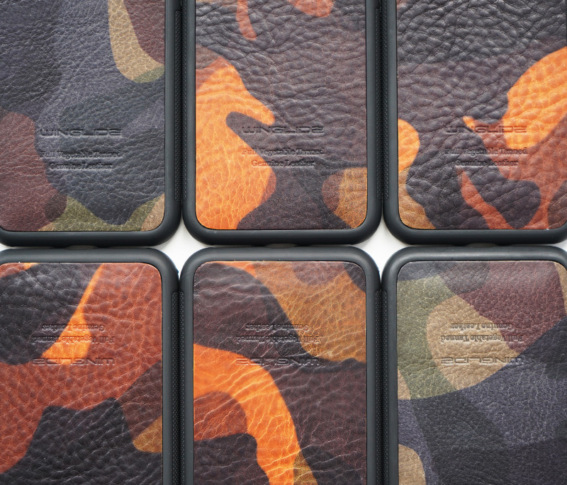 天然素材を使用しているが故の特徴ですので革の様子は個体差があります。