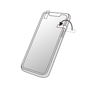 ガラスフィルムの取り付け方法２