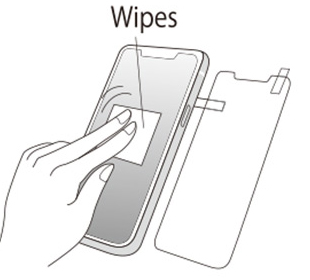 ガラスフィルムの取り付け方法３