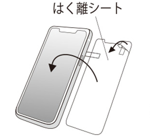 ガラスフィルムの取り付け方法４