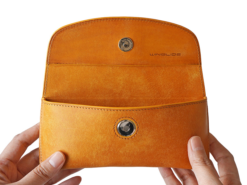 プエブロレザー イエローがおすすめメガネケース