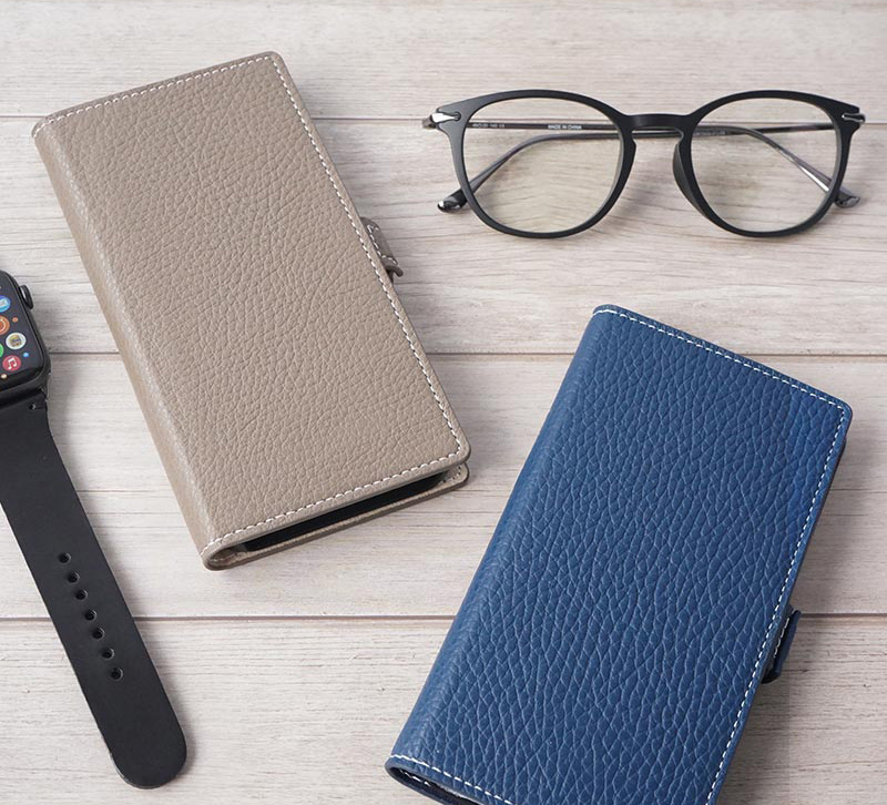 本革iPhoneケース手帳型