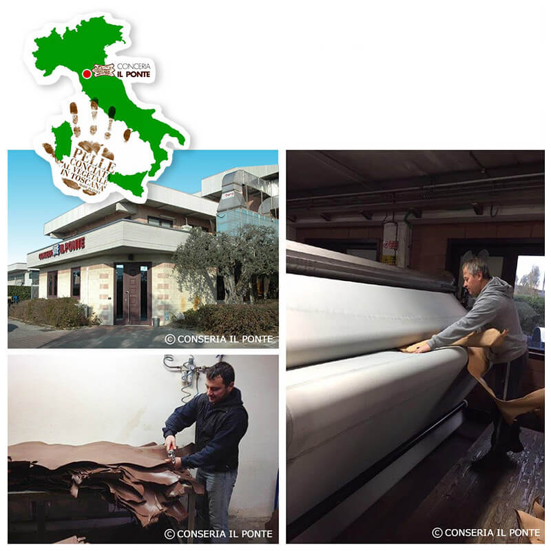 イタリアの老舗タンナー IL PONTE社バケッタレザー